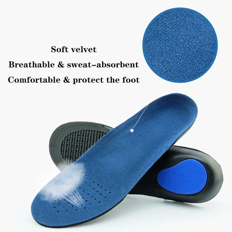 Arch Support Insole Feet Men Women Orthopedic Insoles Shoes Comfortable Shock-Absorbing Inserts Sport Running Shoe Sole