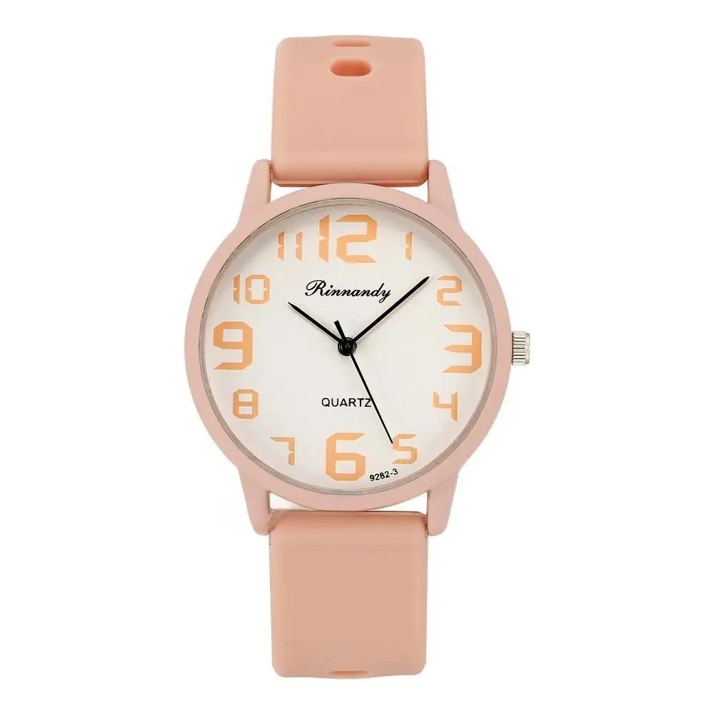 Frauen Sport Uhren Casual Silikon Band Arabisch Zifferblatt Quarz Armbanduhr Damen Uhr Reloj Mujer – Detail 9