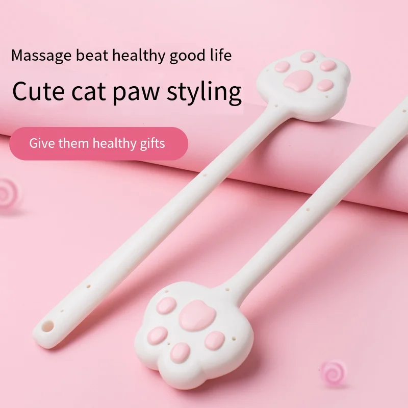 New Massage Hammer New Cat Palm Massage Hammer Silicone Slapping Artifact Cute Banging Stick Health and Health Pat Back Massage