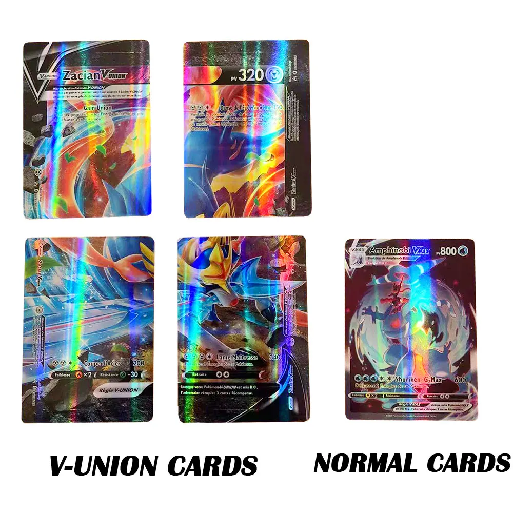 64pcs Pokemon Cards Vstar Vmax V Spanish French Letter with Rainbow Arceus  Shiny Charizard Kids Gift Cartas Pokemon Espanol - AliExpress