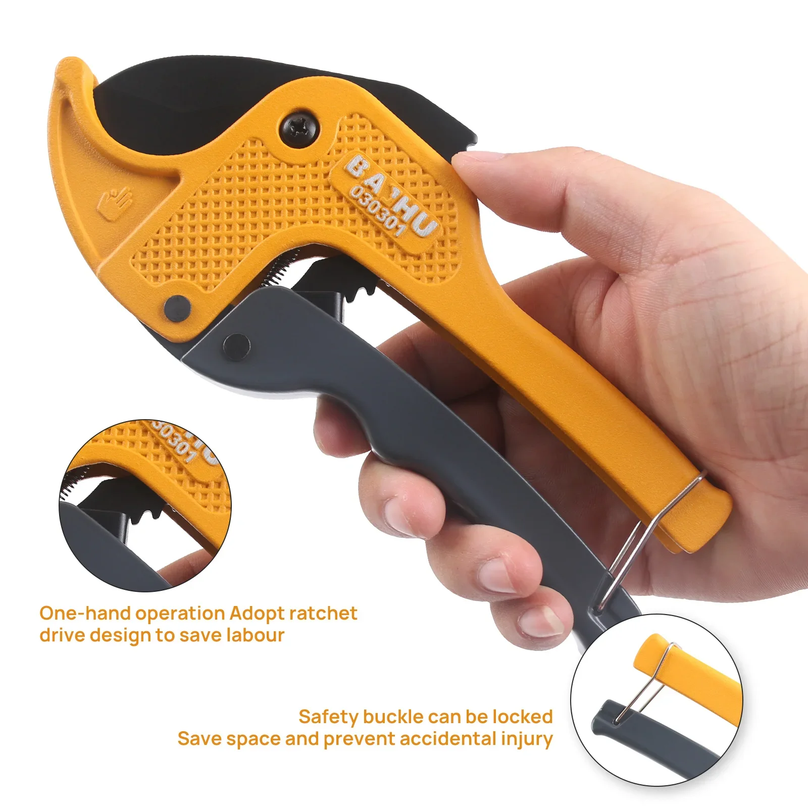 32/42/65MM Pipe Cutter Ppr Professional Scissor Sk5 Heavy Duty Labor Saving Pvc Hose Scissor Electric Line Cutting Tool 3
