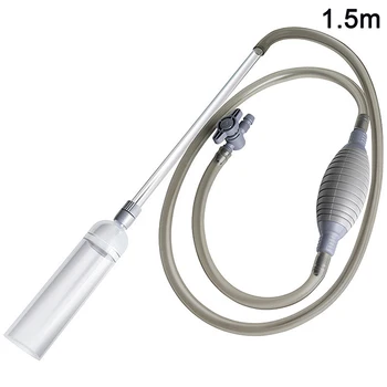 1.5m  aquarium zubehör Easy to operate Aquarium Clean Fish Tank Vacuum Siphon Pump Cleaner Tool  Cleaner Vacuum Pump