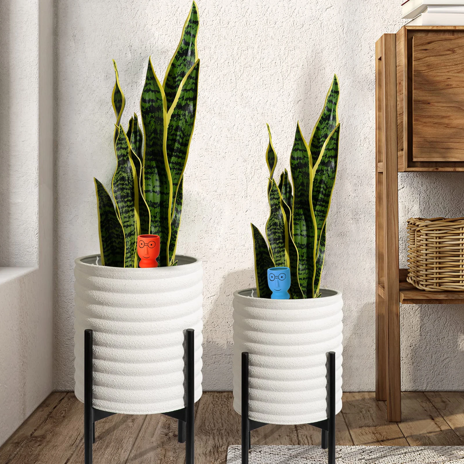 4PCS Self Watering Devices Cute Plant Watering Spikes Slow System Indoor Plants For Vacation Garden