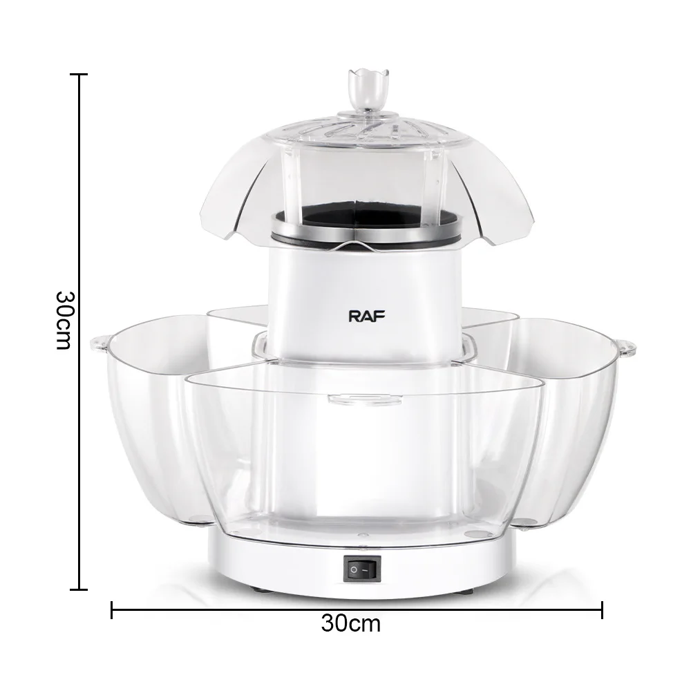 Household Popcorn Machine Fully Automatic Popcorn Puffing Machine Small DIY Popcorn Machine with Bowl for Convenient Storage 3