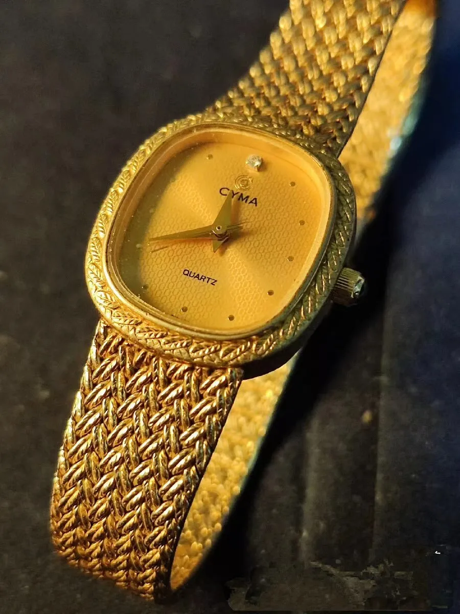 Reloj Cyma Quartz Oro Oro Antiguo Reloj Cyma Oro Caballero Precio