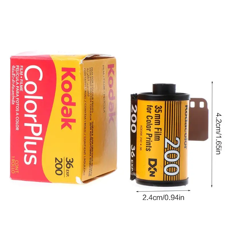 KODAK ColorPlus 200 36 노출 35mm 필름 코닥 인화지, M35/M38 카메라 및 135 35mm 필름 카메라 필름, 1/3/6 롤