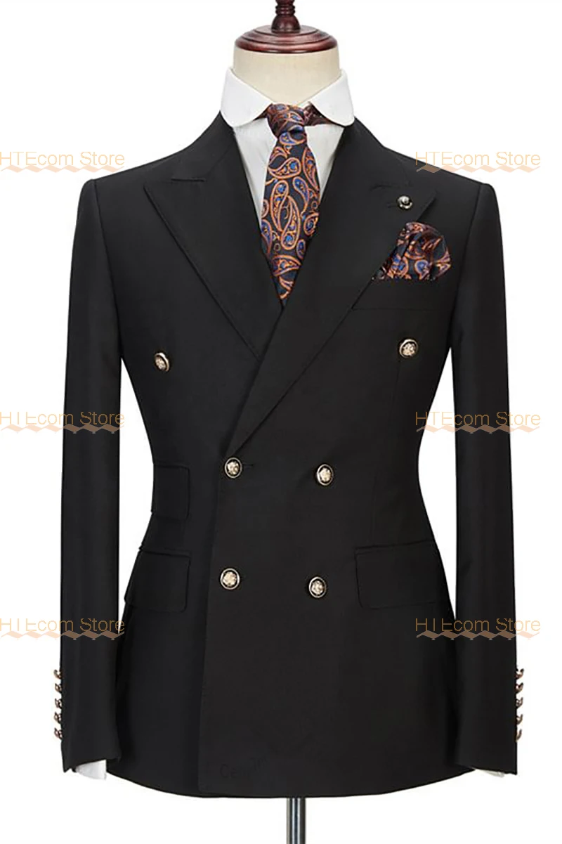 Men's Double Breasted Blazer Designer Burgundy Jacket Prom Tuxedo Wedding Groom Blazer Only Jacket 1 Piece Customized