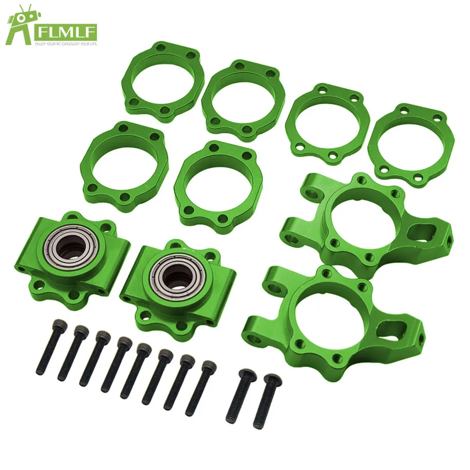 CNC Alloy Front Rear Wheel Hub Carrier Mount For HPI KM Rovan Baja 5B 5T 5SC 1/5