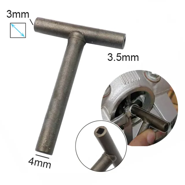 Motor Klep Aanpassen Spanner Tool 3mm 3.5mm 4mm Vierkante Schroef Mouw Dopsleutel T-Type voor motorfiets GY6 50cc 150cc Scooter