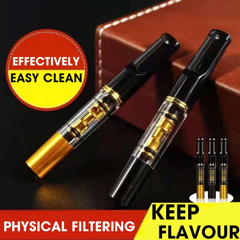 Portable Reusable Smoke Tar Filter Cigarette Holder Healthy Smoking