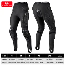 Unisex Breathable Off - Road Motorcycle Armor - Abrasion - Resistant Impact Protection Gear - S (Black Pants)