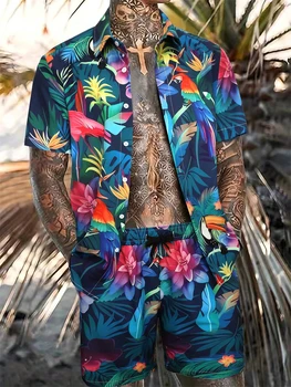 Jungle Print Shirt Set 1