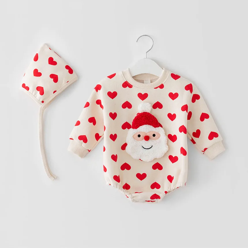 Christmas Baby Bodysuit Santa Claus Infant Jumper