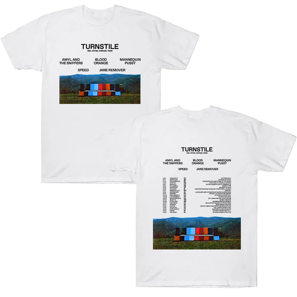 Turnstile The Never Enough Tour2025 T Shirt Gift for Fan