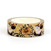 2023 NEW 1PC 10M Decorative Happy Halloween Ghost Pumpkins Leaves Washi Tape for Planner Masking Tape Cute Stationery 1