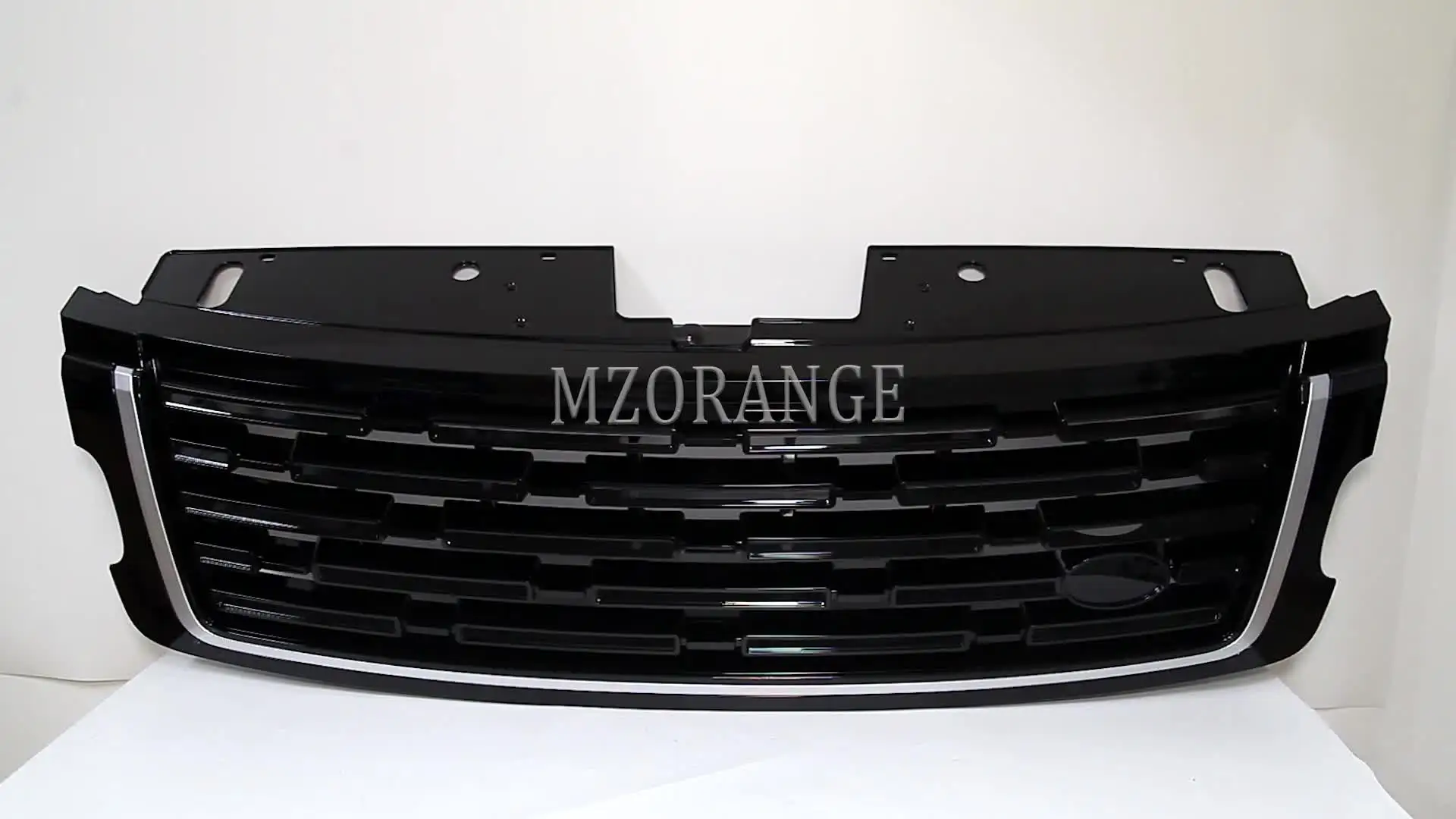 フロントグリルガーニッシュ 【 レンジローバー イヴォーク evoque 】専用 ABS グリルカバー 外装 ブラック 2016年～ 　 : 車用フロントグリル グリル 土地用 ローバー用 レンジ用