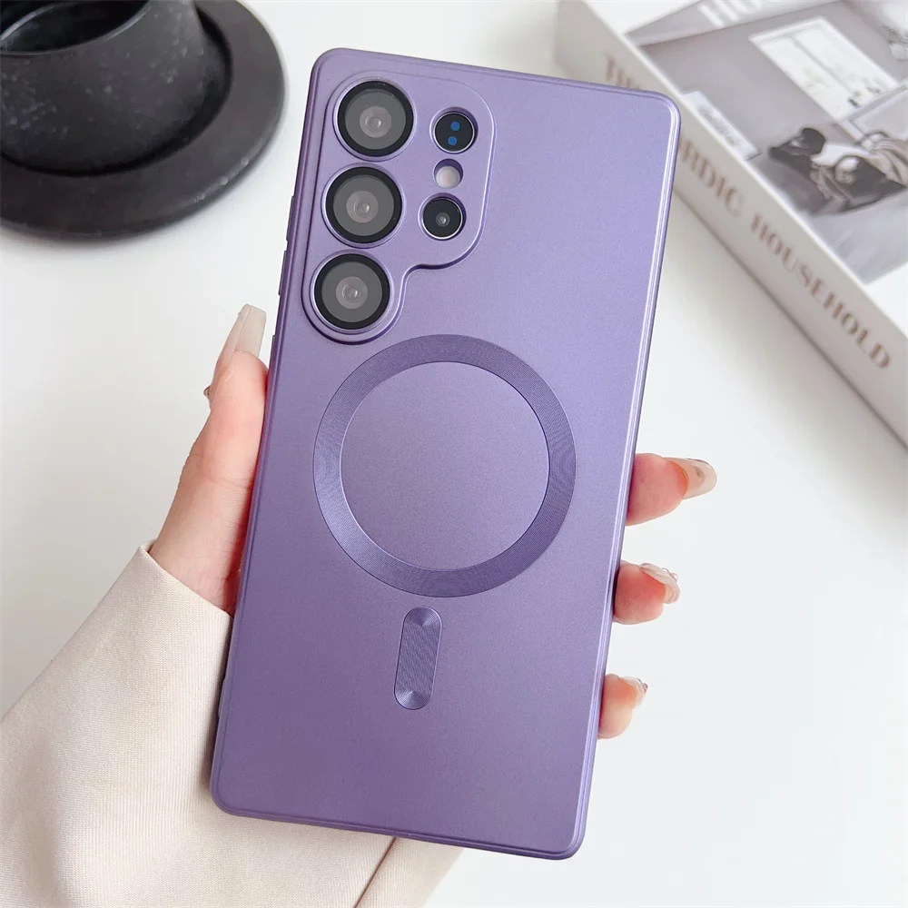 Luxury Metal Color Slim Phone Case - Premium Protective Cover