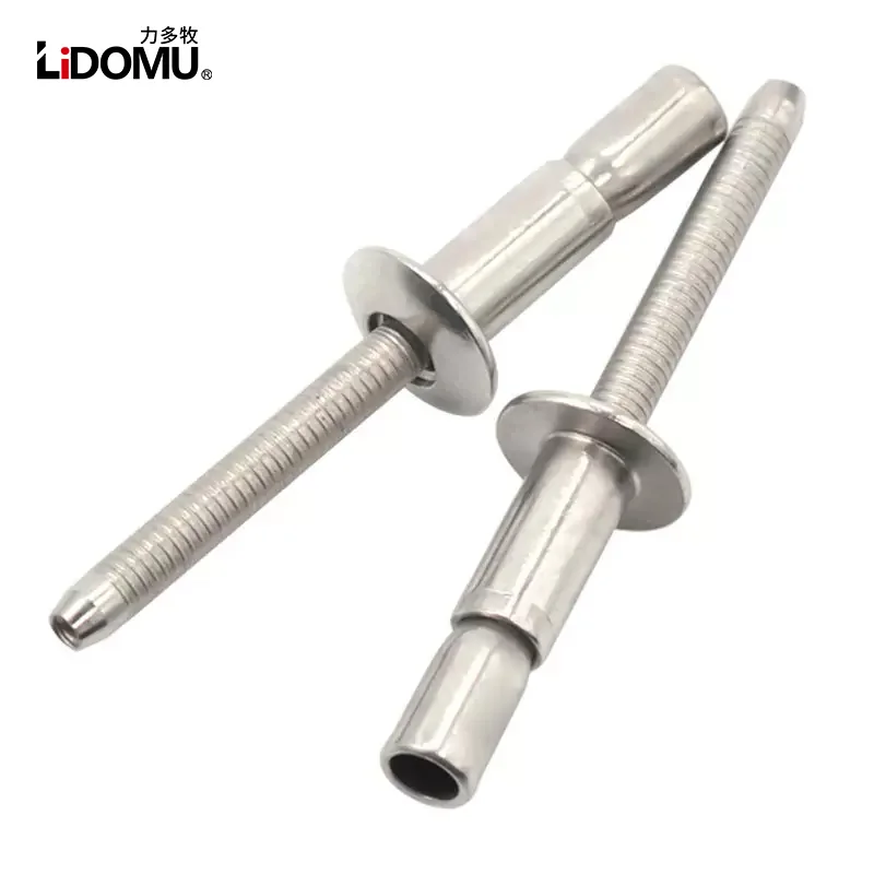 Resistência Estrutural Rebites Cegos 304 Selado Impermeável Rebite Dome Escareado Rebites Aço Inoxidável 30 50 Pcs Alta