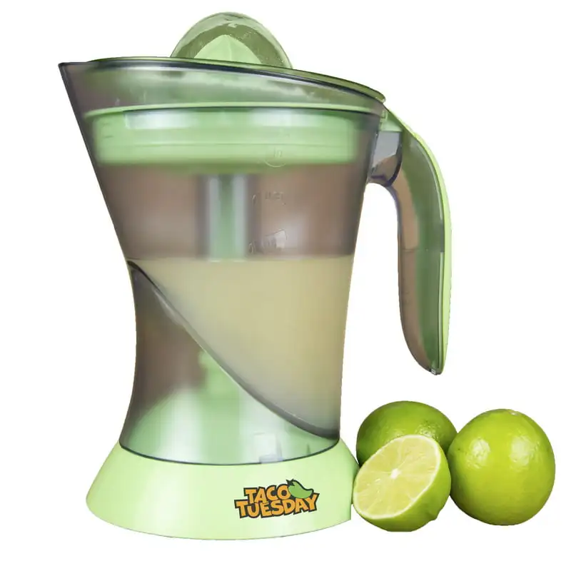 

Lime Juicer & Margarita Kit, Holds 32-Oz. of Margaritas, With Salt/Sugar Rimmer, Includes Four 8-Oz. Glasses Kitchen Mini portab