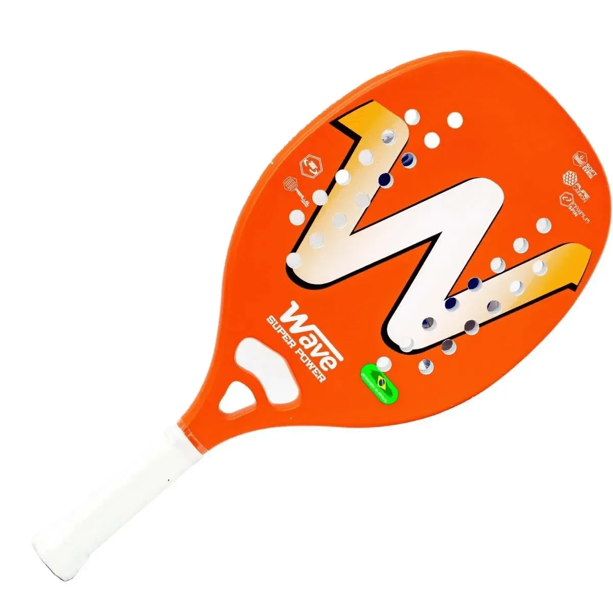 WAVE Beach Tennis Racket Carbon Fiber Super power spin