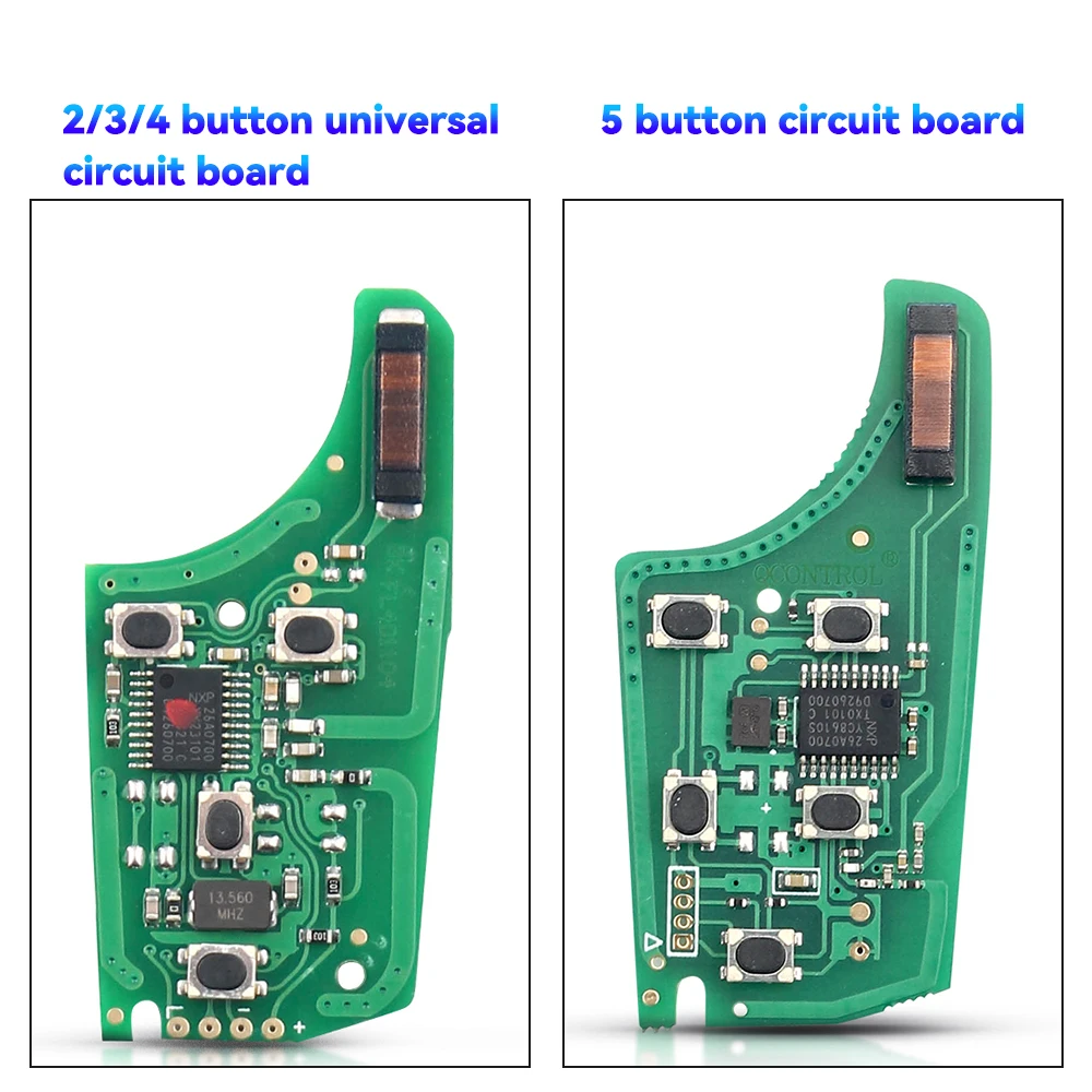Car Remote Key KEYYOU 2/3/4/5 Buttons DIY for OPEL/VAUXHALL Astra J Corsa E Insignia Zafira C 2009- 315 / 433MHz ID46 Chip
