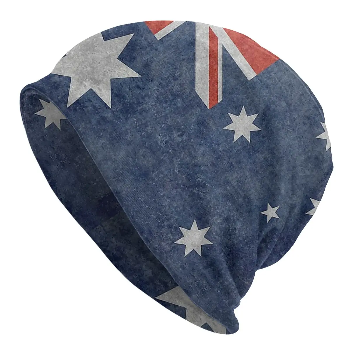 

Bonnet Hats National Flag Men Women's Australia Grungy Retro Textured Version Winter Warm Cap Street Skullies Beanies Caps