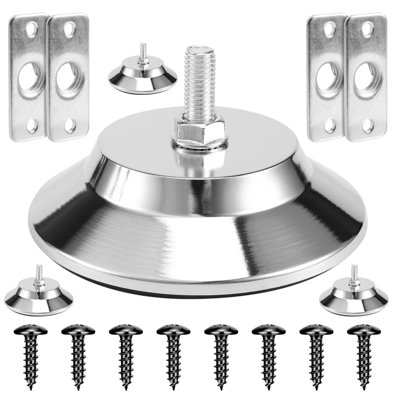 4 PCS Billiard/Pool Table Leg Levelers 5 Inch Metal Game Table Leg Levelers Heavy Duty Leveling Feets For Pool
