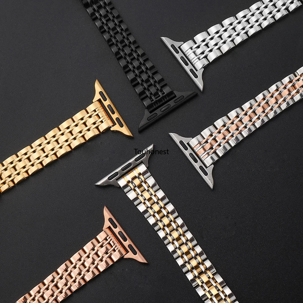 الفولاذ المقاوم للصدأ سليم الفرقة ل أبل حزام ساعة...