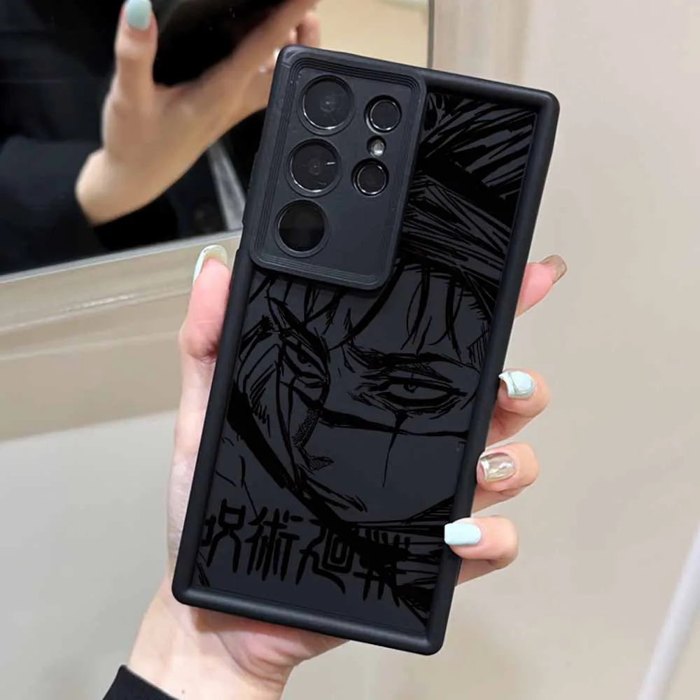 Jujutsu Kaisen Anime Soft Phone Case with Eye Design