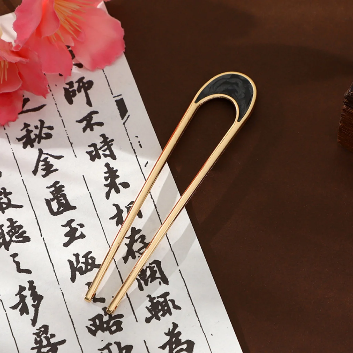 New Simple Fork Metal Hairpin U-shaped Alloy Hair Ornament Hair Accessories for Girls