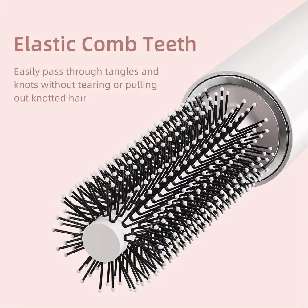 Portable Detachable Round Hair Brush Wet & Dry Hair Hair Styling Curling Comb Hairdressing Tools Hairdressing Comb Travel