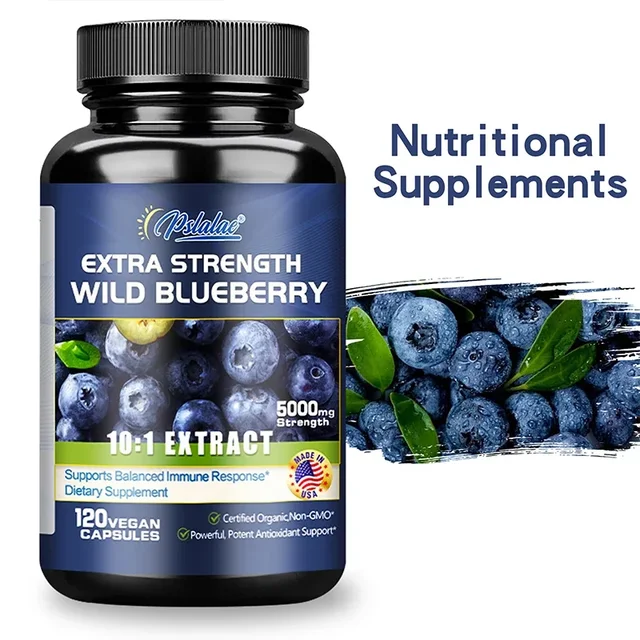 Wild Blueberry - Promotes Brain Health and Cognitive Function, Improves Memory, AntioxidantSupplements 2