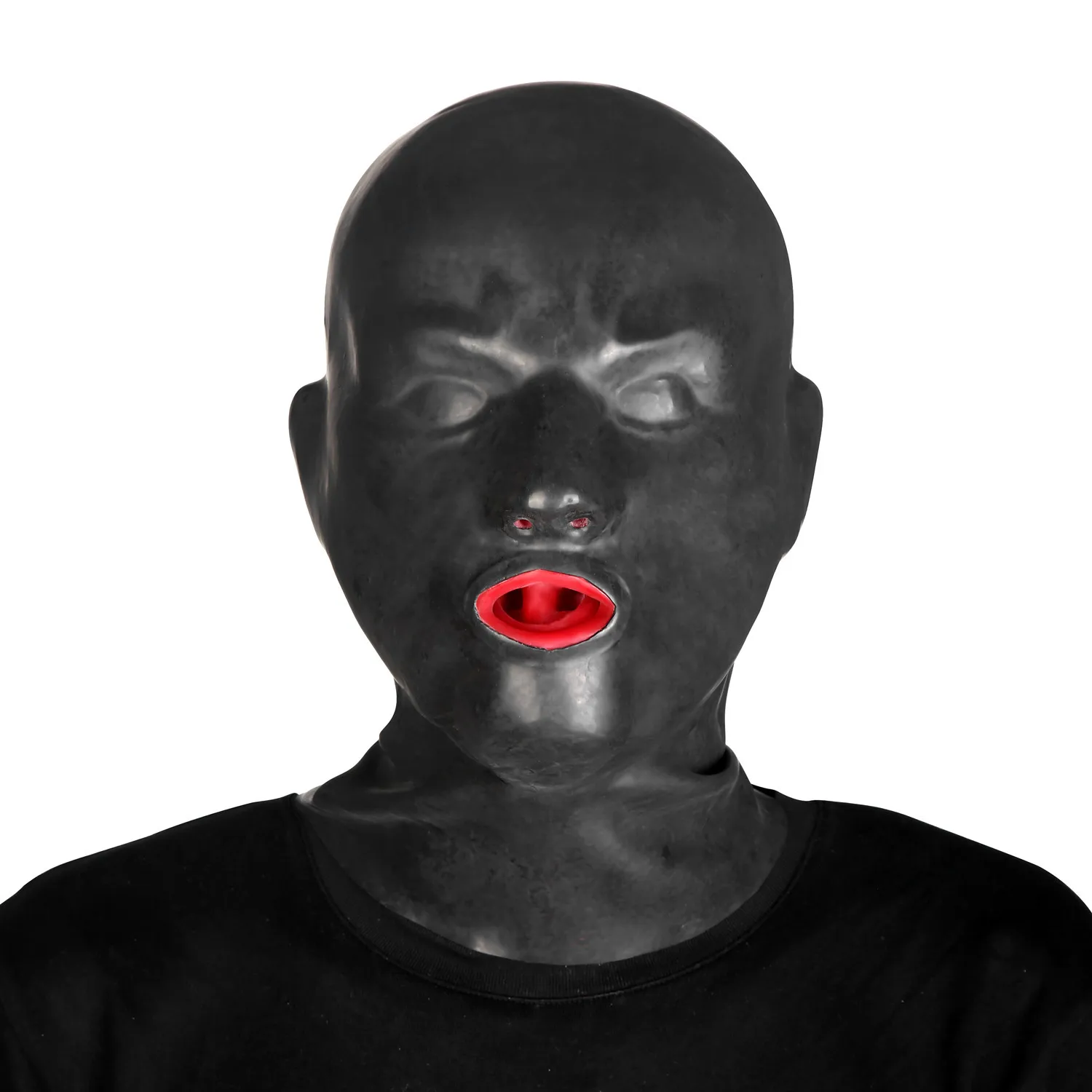 Amuse flour average BDSM Fun Latex Mouth Stopper Nasal Tube Dental Mask Headgear Three  dimensional Face Asphyxia Oral SM Training|Bondage Gear| - AliExpress