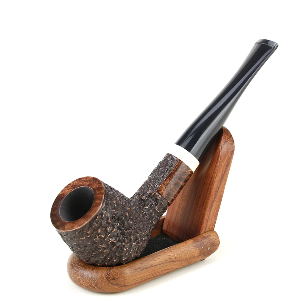 

Top Grade Briar Smoking Pipe Random Carved Briar Pipe White Ring Straight Tobacco Pipe Briar Wood Smoke Pipe free tools set