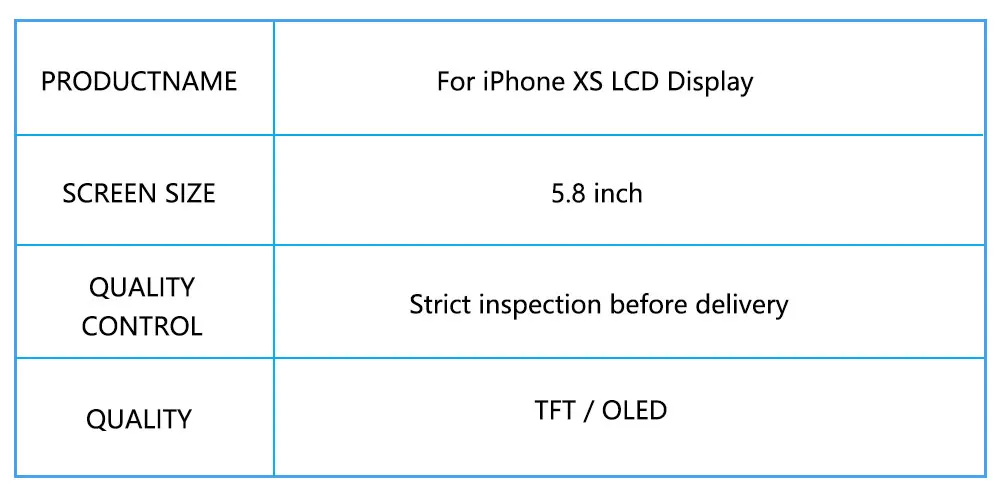 Display/lcd per per Iphone X Xr 11 Xs Xs Max Schermo Lcd Digitalizzatore Sostituzione Gruppo Piccolo Difettoso 109