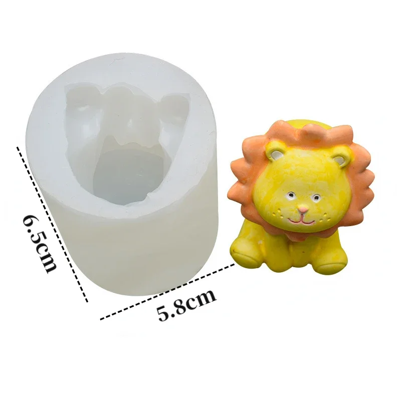 Molde De Silicona Cabeza De León 3D JLZK - Para Fondant, Chocolate, Caramelos Y Decoración De Pasteles