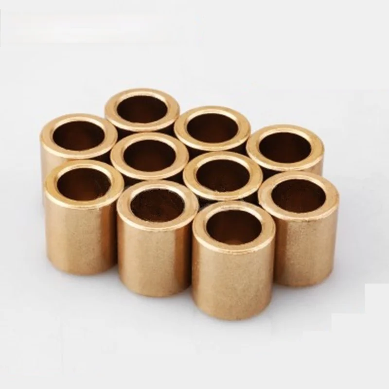 M2 M3 M4 M5 M6 M8 M10 M12 M14 M16 Powder Metallurgy Oil Bearing Copper Brass Sleeve Bearing Sleeve Base Bushing gasket washer