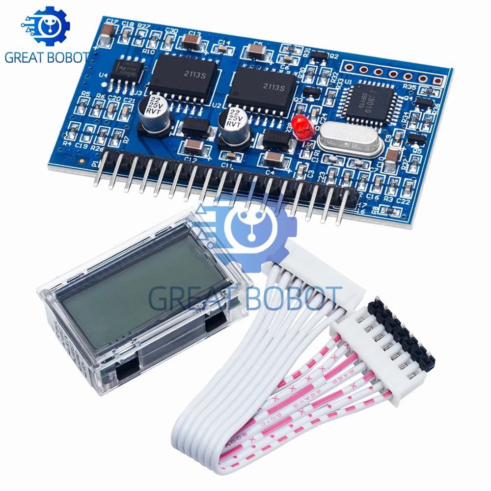 Pure Sine Wave Inverter SPWM Driver Board with Crystal Oscillator & Driving Module LCD