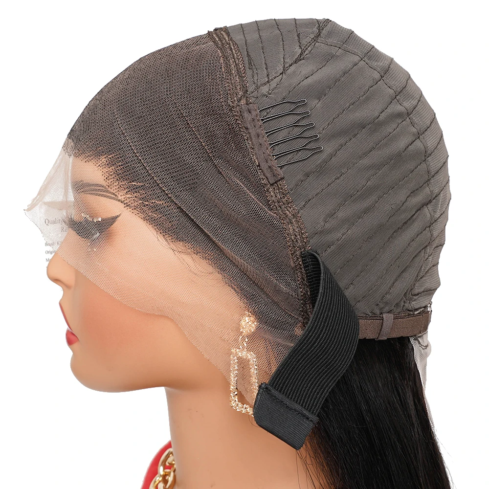  613 스컹크 스트라이프 블론드 & 블랙 100% 인모 가발 하이라이트 블리치 블론드 레미 브라질리언 헤어 가발 13x4 레이스 프론탈 가발