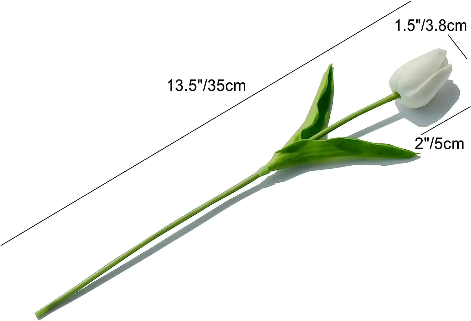 Tulip Stems 10 Real Touch Lifelike Artificial Flowers for Weddings Home & Holiday Decor