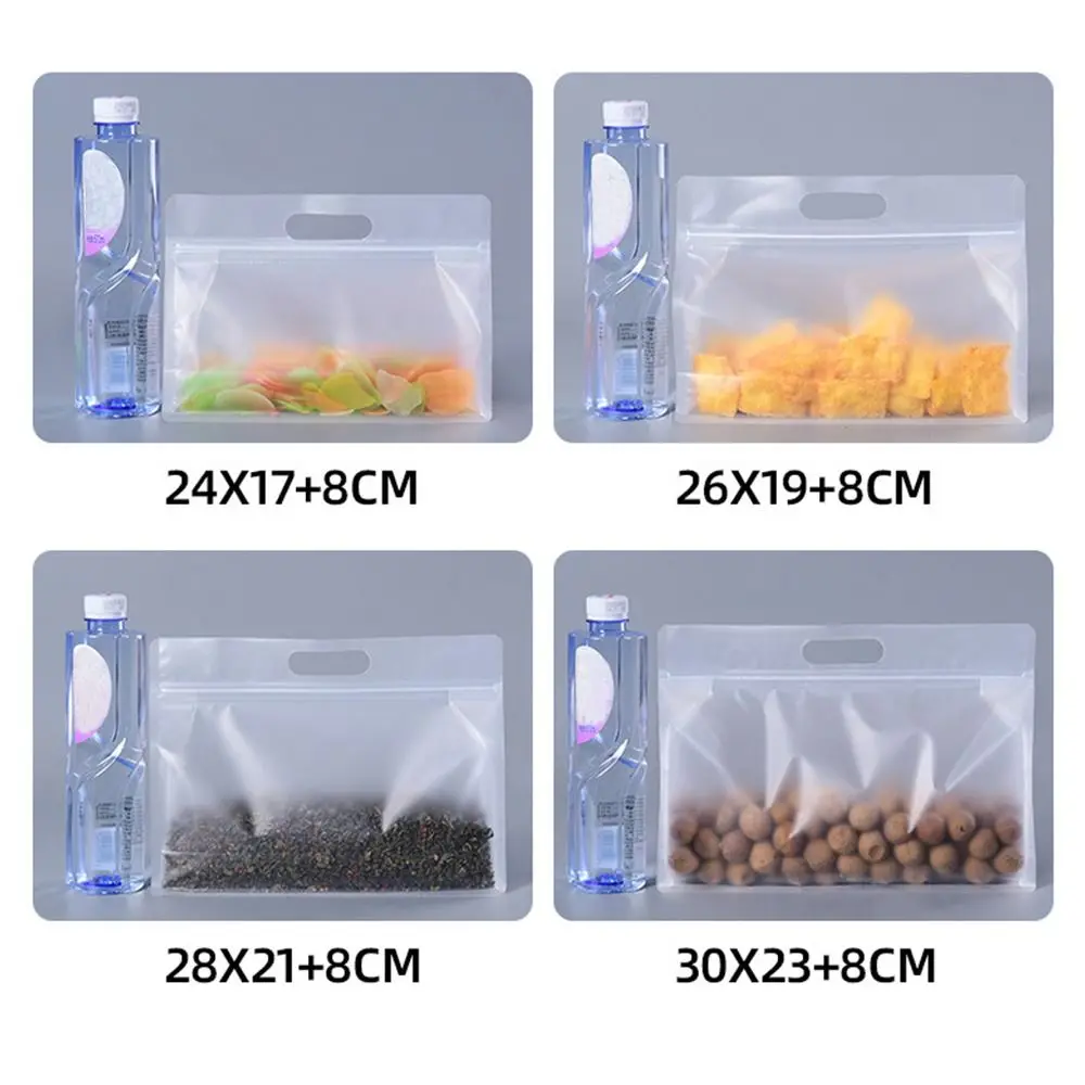 Silicone Food Storage Containers Leakproof Reusable Stand Up Zip Shut Bag Cup Fresh Bag Fresh Wrap