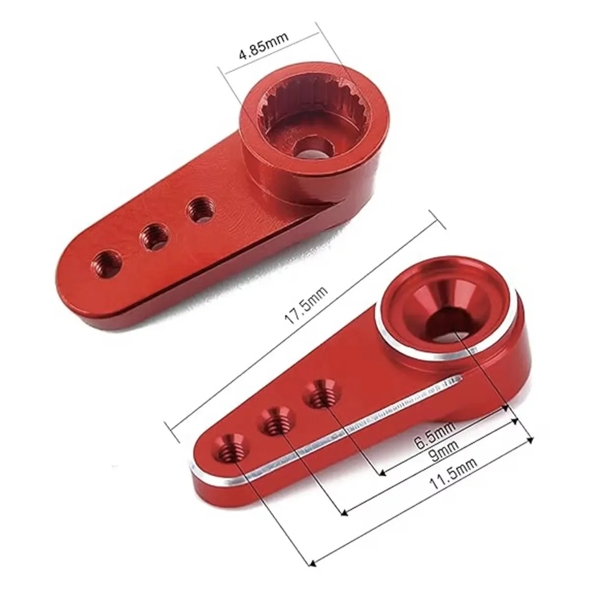 GOTECK 2PCS 9g Digital Servo 2.2 Torque Micro Full Metal Gear Mini Servo With Metal Horn for RC Car Boat Fixed-Wing Robot Toy 5
