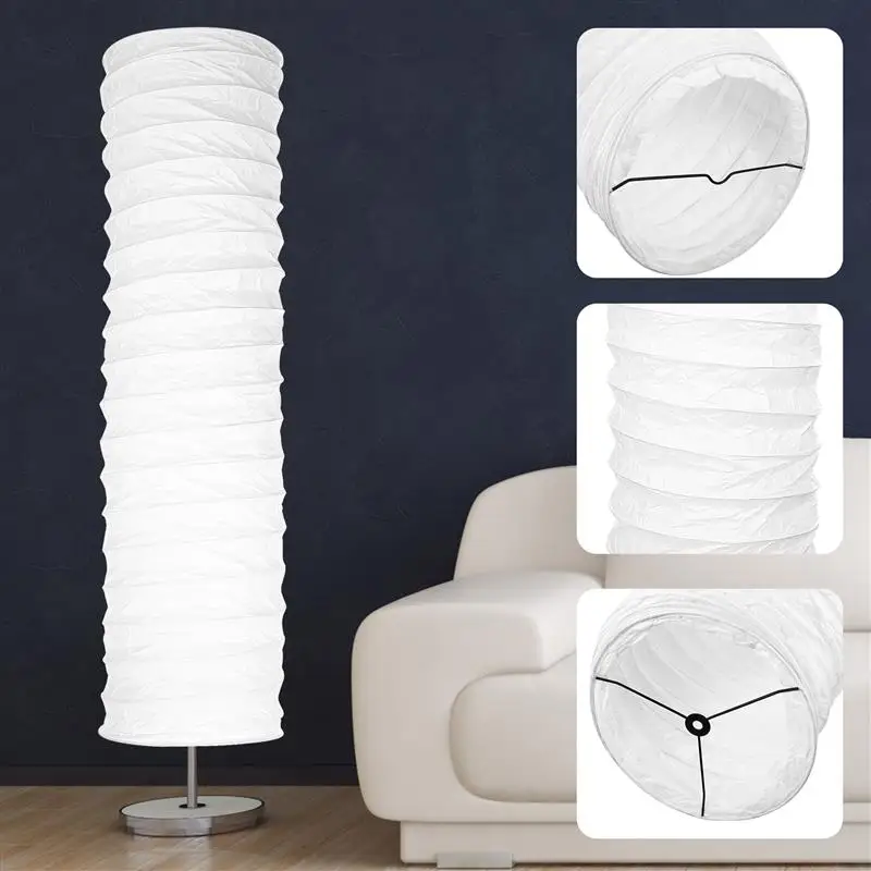 Paper Lamps for Living Room Column Floor Lamps Standing Lamp Shade Paper Floor Lamp Shade Rice