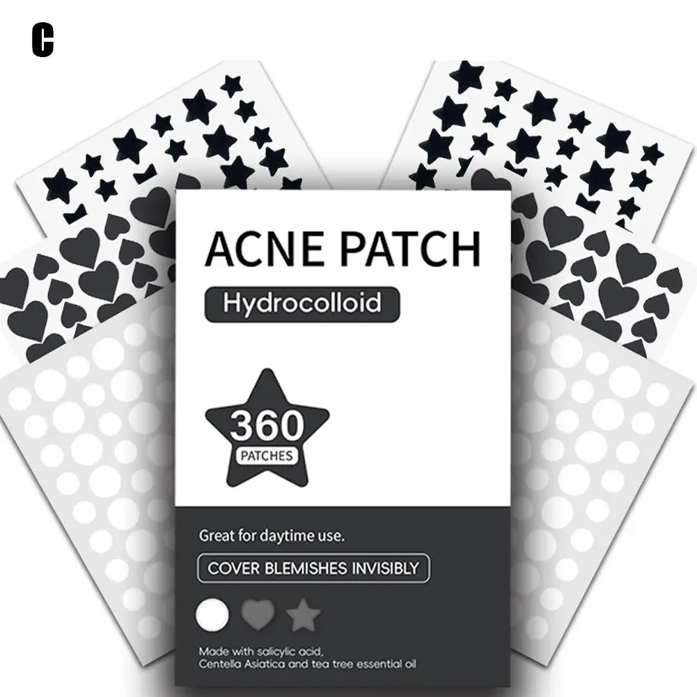 Colorful Invisible Pimple Removal Anti-Acne Hydrocolloid Patches Spots Marks Stickers 8