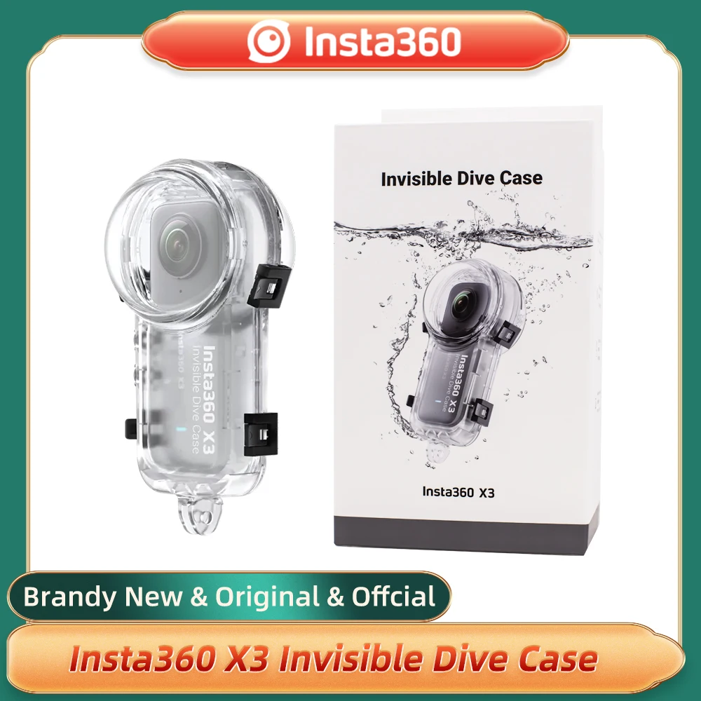 Insta360 X3 Invisible Dive Case 50m Waterproof 2023 New Accessories For Insta  360 X 3 - AliExpress