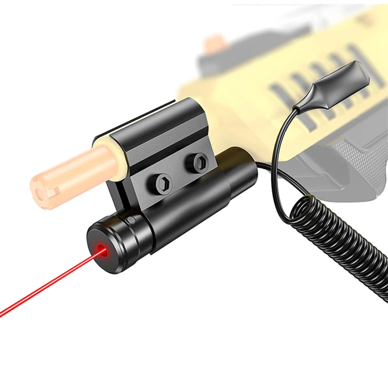 

Красный лазерный прицел для солевого пистолета Splatgun SRB1200 400 с дополнительным переключателем, 2 комплекта батарей Picatinny M-Lok