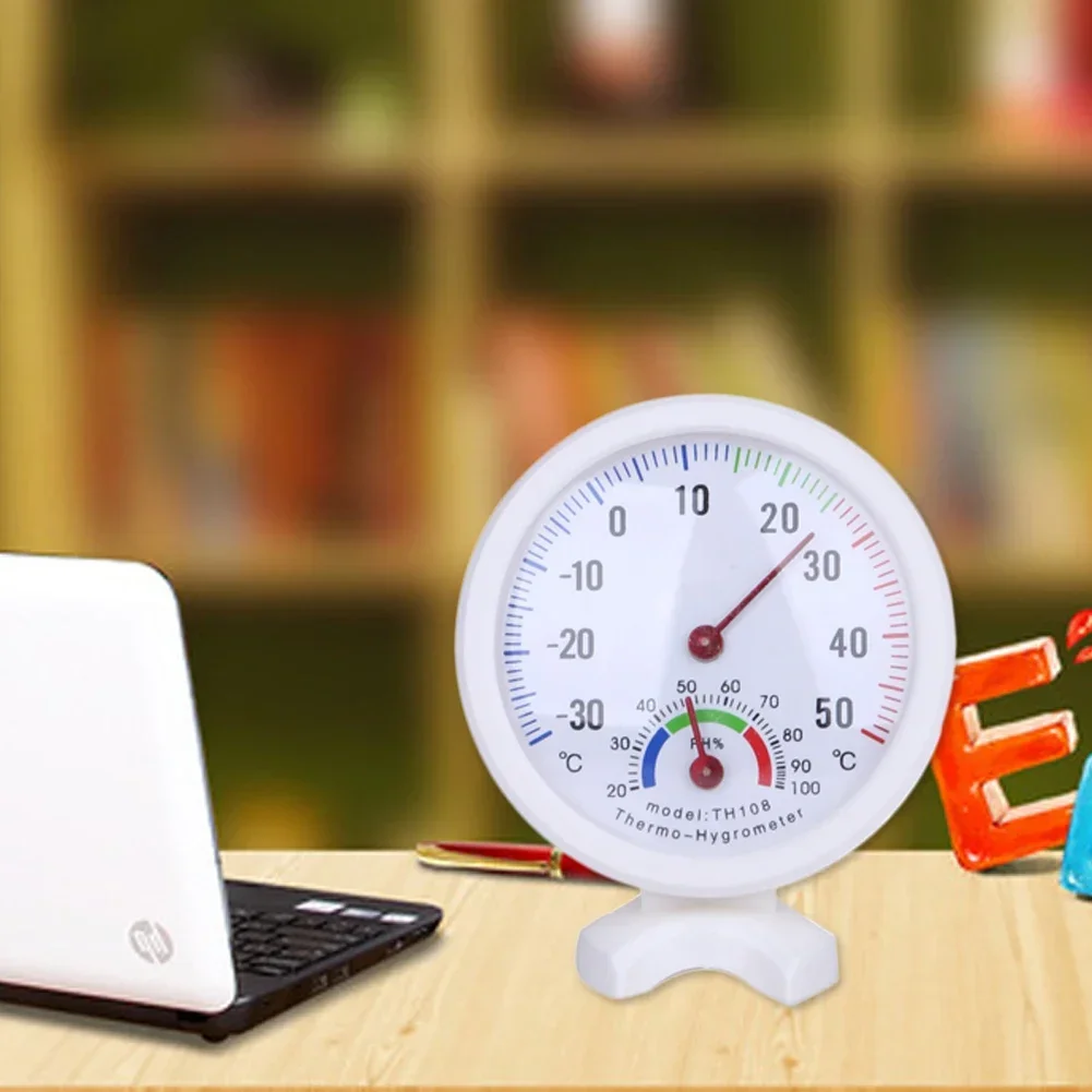 Bell-Shaped Analog Hygrometer Temperature Gauge -30°C to +50°C for Outdoor thumbnail 3