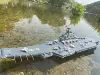 RC Warship 26.7 inch(68CM) Super Long Hull RC Boat Charging Military Children's Toy boy Electric Toy Ship Aircraft Carrier Warsh 5
