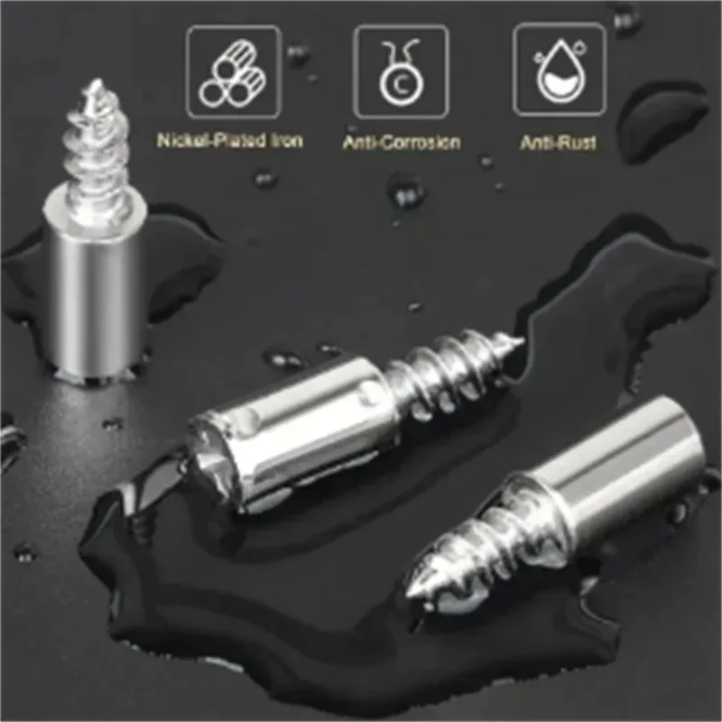 40/20 Pcs Self-Tapping Shelf Support Pegs - Anti-Slip Sleeve Design for Closet & Shelf Partition Brackets, No-Drill Installation