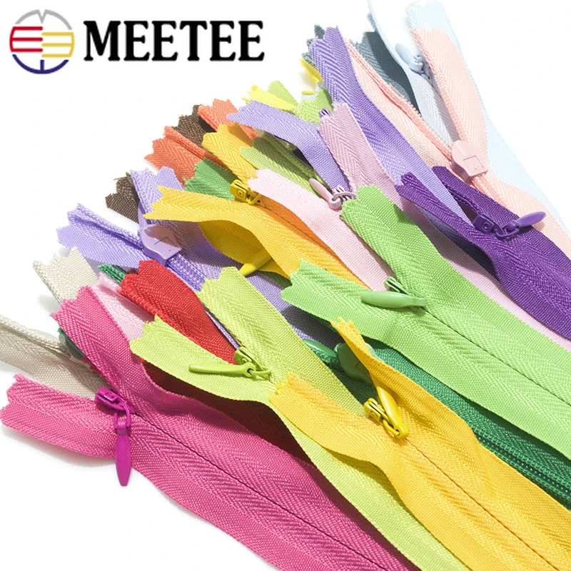 

10/20pc 3# 60cm Invisible Nylon Zipper for Sewing Close End Bag Clothes Dress Decorative Zip DIY Tailoring Materials Accessories
